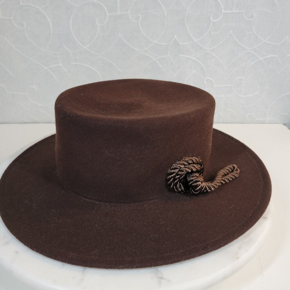 Wool Hat Brown - image 1